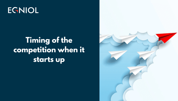 Timing of the competition when it startup